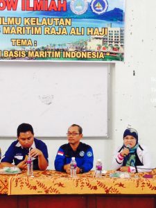 Narasumber pada talkshow ilmiah FIKP UMRAH Tanjungpinang
